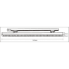 EE-LED  3-Phasen Linear Strahler mit LINSE